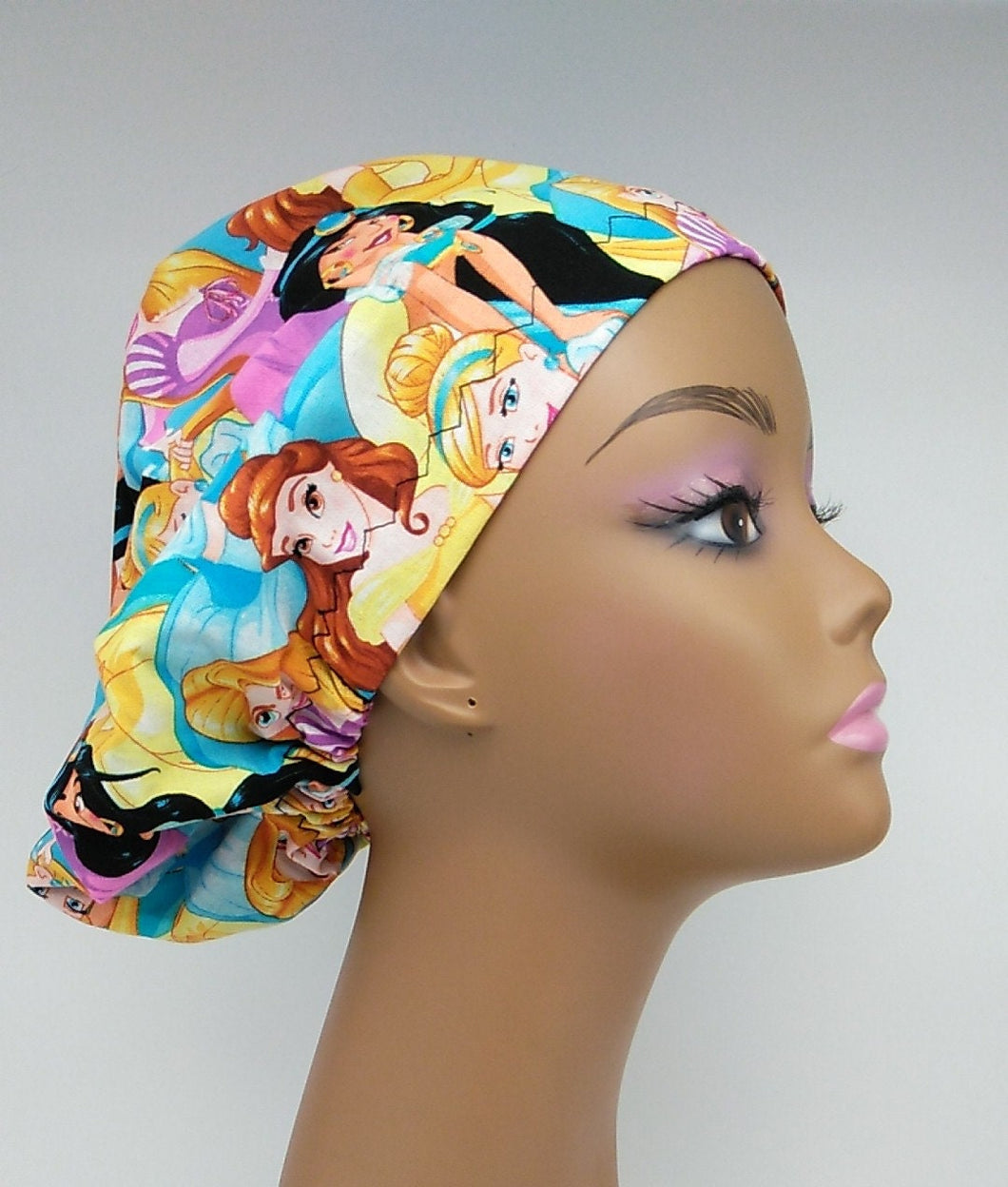 Niceroy surgical SCRUB HAT CAP,  Europe style nursing caps made with 100% cotton fabric and satin lining option African Print NRSC82