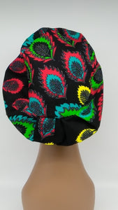 Niceroy surgical SCRUB HAT CAP,  Ankara Europe style nursing caps made with African fabric and satin lining option African Print NRSC84