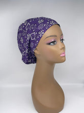 Load image into Gallery viewer, Niceroy surgical SCRUB HAT CAP, Europe style nursing caps made with Bandana fabric and satin lining option bonnet