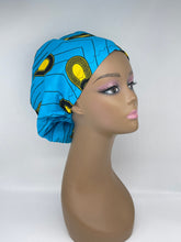 Load image into Gallery viewer, Niceroy surgical SCRUB HAT CAP,  Ankara Europe style nursing caps made with African fabric and satin lining option African Print