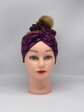 Load image into Gallery viewer, Niceroy mermaid stretchy fabric Headband and scrunchies to match mommy headband