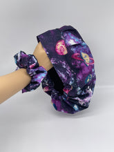 Load image into Gallery viewer, Niceroy BOUFFANT SCRUB CAP , Adjustable galaxy solar system surgical scrub hat caps cotton fabric and satin lining option