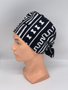 Niceroy unisex surgical tie back SCRUB HAT CAP, nursing caps made with cotton fabric and satin lining option African print men scrub cap