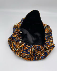 Niceroy BOUFFANT SCRUB CAP, Nursing surgical scrub hat caps made with 100% cotton African print fabric and satin lining option