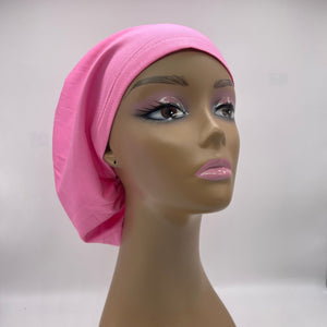 Niceroy Baby PINK EUROPE STYLE surgical scrub hat nursing caps cotton fabric hat with satin lining option