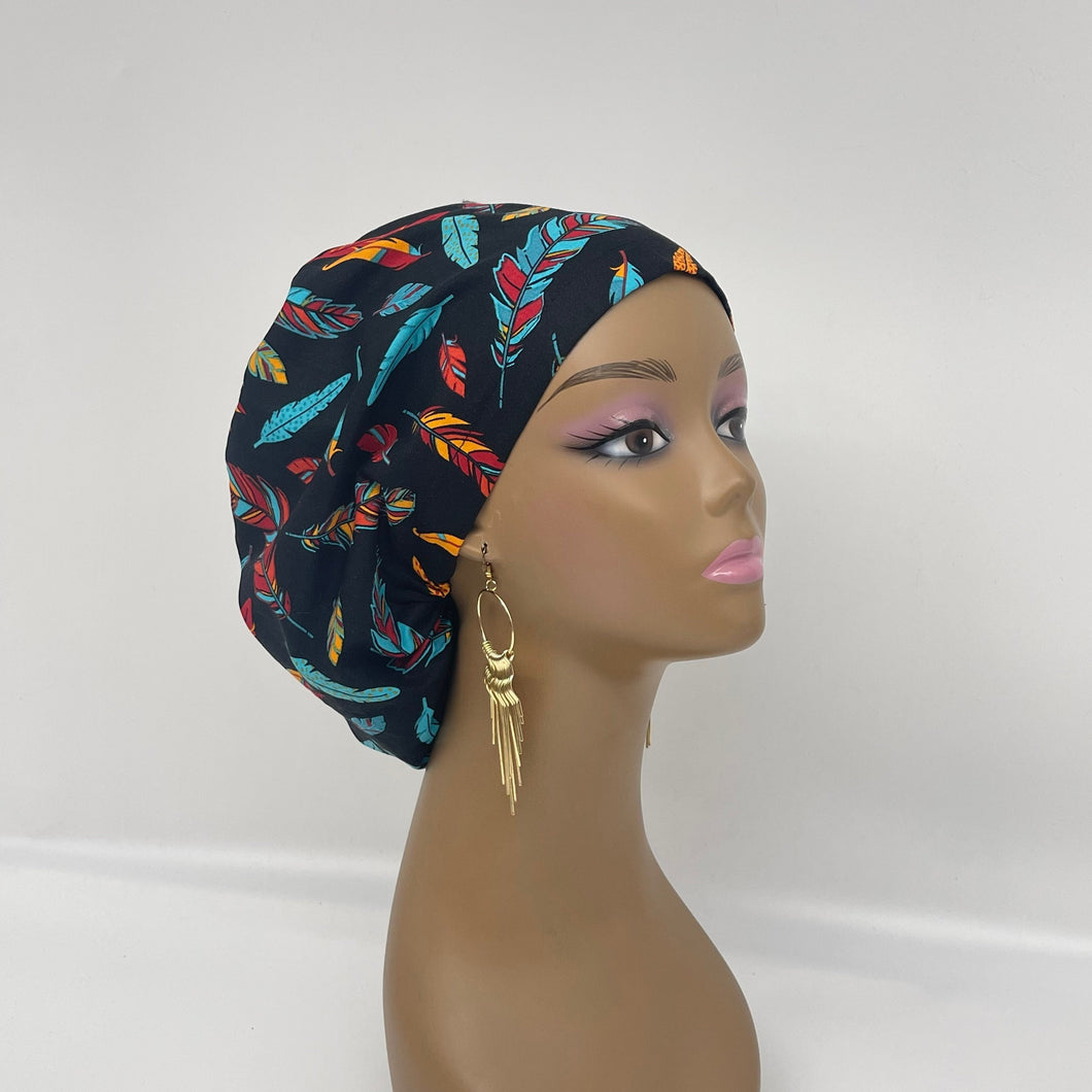 Niceroy surgical SCRUB HAT CAP, Europe style nursing caps made with Cotton fabric and satin lining option bonnet chemo hat