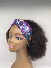 Load image into Gallery viewer, Niceroy Solar system Cotton fabric Turban headband, gift for a friend, for her, for mom