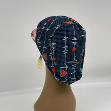 Load image into Gallery viewer, Niceroy surgical SCRUB CAP,  EKG Cotton print Europe style surgical caps and satin lining option medical hat