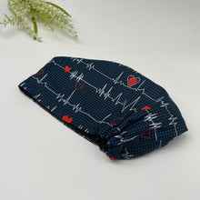 Load image into Gallery viewer, Niceroy surgical SCRUB CAP,  EKG Cotton print Europe style surgical caps and satin lining option medical hat