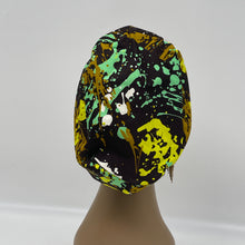 Load image into Gallery viewer, Adjustable surgical OR SCRUB CAP, Green Yellow Brown Europe style Summer nursing caps  and satin lining option.