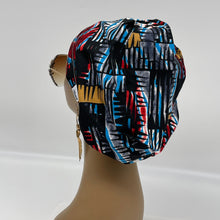 Load image into Gallery viewer, Adjustable surgical OR SCRUB CAP, black blue maroon grey Europe style Summer nursing caps  and satin lining option.