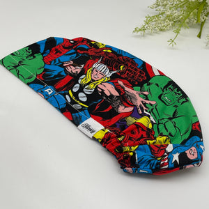 Adjustable surgical OR SCRUB CAP Marvel pediatrician Europe style Summer nursing caps  and satin lining option super hero characters hat