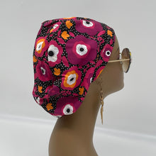 Load image into Gallery viewer, Adjustable surgical OR SCRUB CAP, pink Burgundy white Europe style Summer nursing caps  and satin lining option.