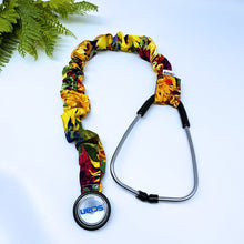 Load image into Gallery viewer, Sunflower Stethoscope Scrunchie Cover, reusable Stethoscope Sleeve, Nurses Gifts, Medical Student Gift, RN Scope Gifts, Student Nurse gift